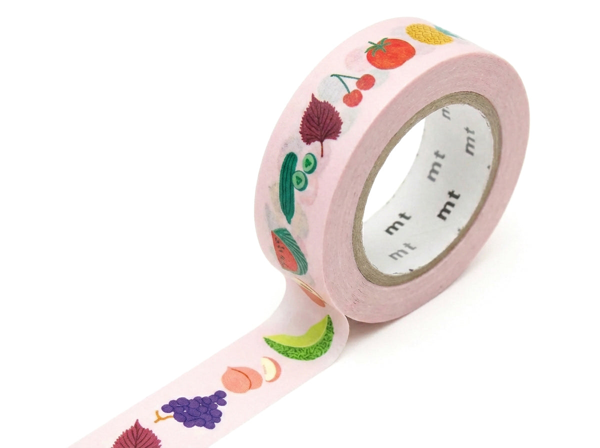 Achat Masking Tape MT x Lea Maupetit été fruité - Scrapbooking - 5 cm x 5 m