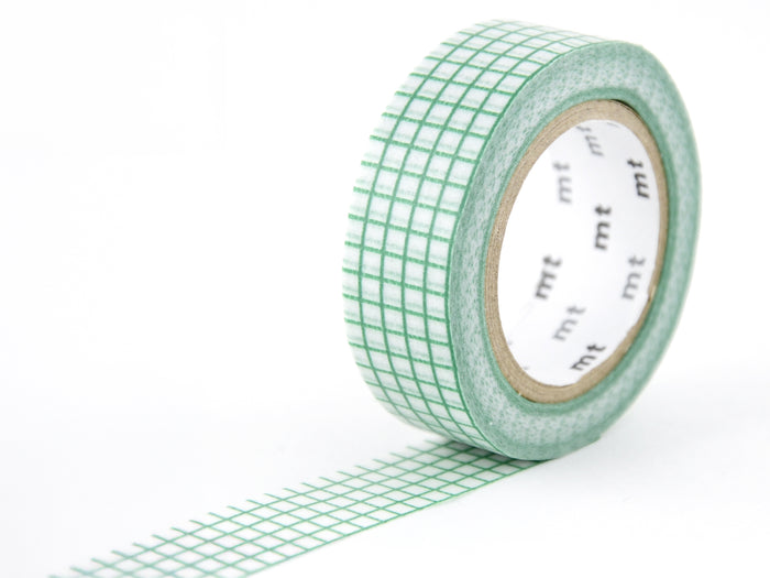 Achat Masking Tape MT Motif quadrillage vert - Scrapbooking