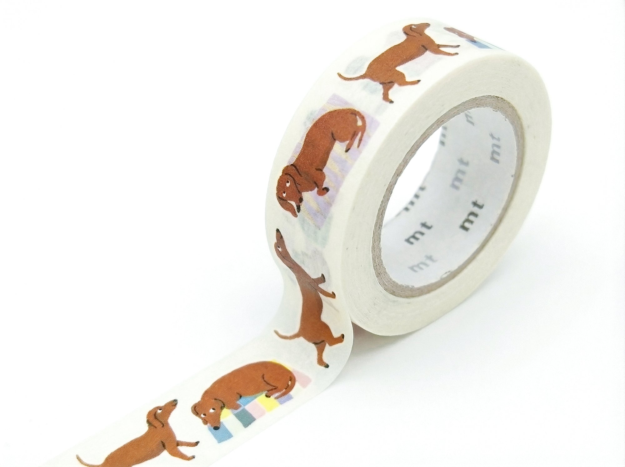 Achat Masking Tape MT x Lea Maupetit teckel scrapbooking - 1,5 cm x 5 m