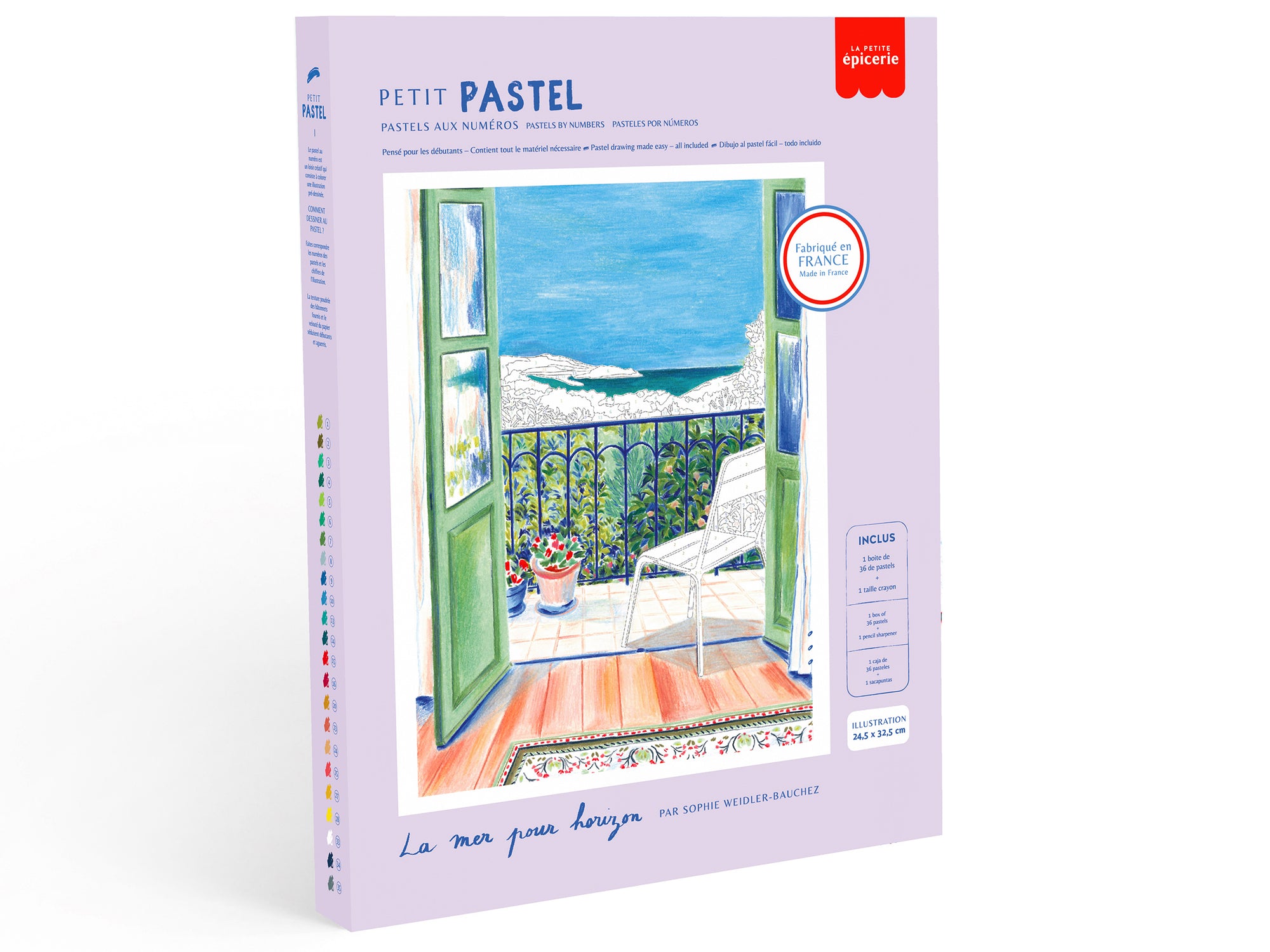 Achat Coffret pastel au numéro - Petit Pastel - La mer pour horizon