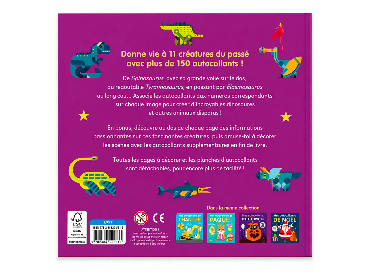 achat Mes autocollants Dinosaures - Kimane