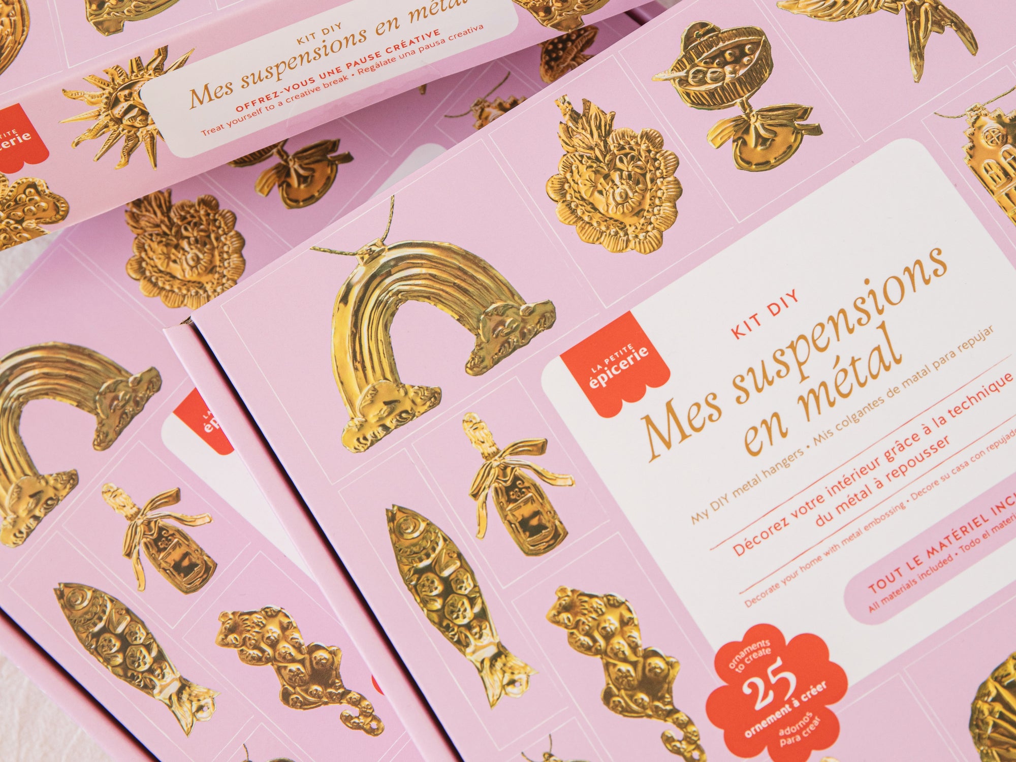 Kit DIY métal à repousser - Mes suspensions en métal