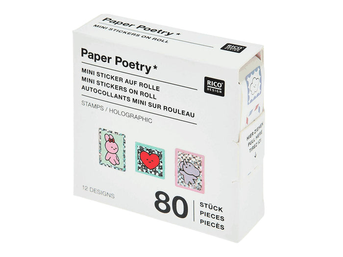 Achat Autocollants holographiques Mini Chingu Timbres - Rico Design