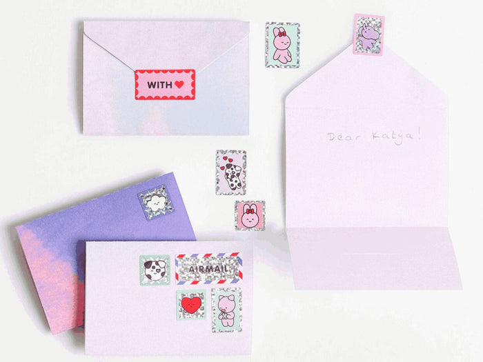 Achat Autocollants holographiques Mini Chingu Timbres - Rico Design