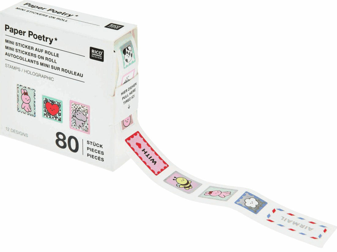 achat Autocollants holographiques Mini Chingu Timbres - Rico Design