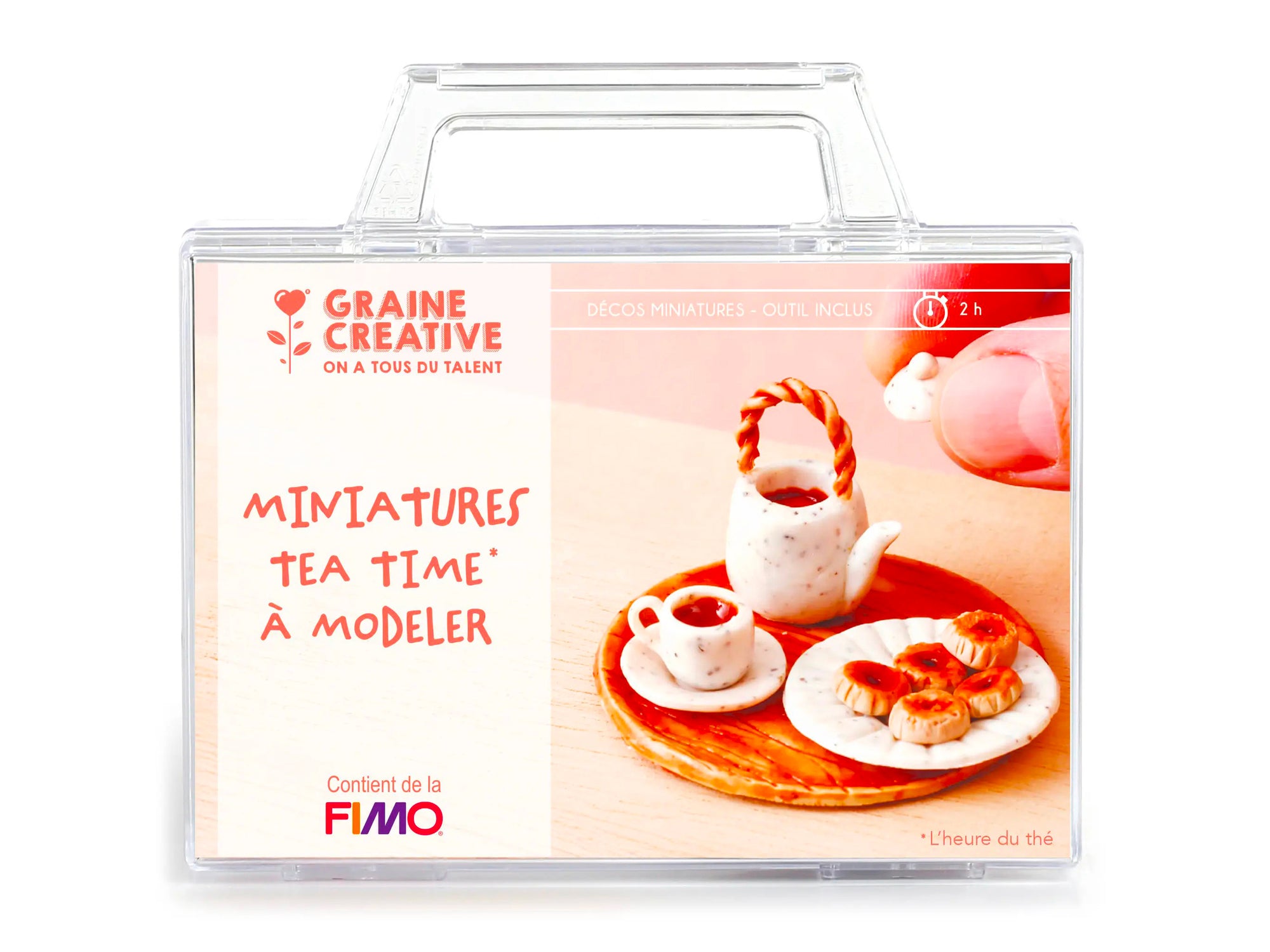 Achat Malette Fimo Miniatures Tea Time à modeler - Graine Créative