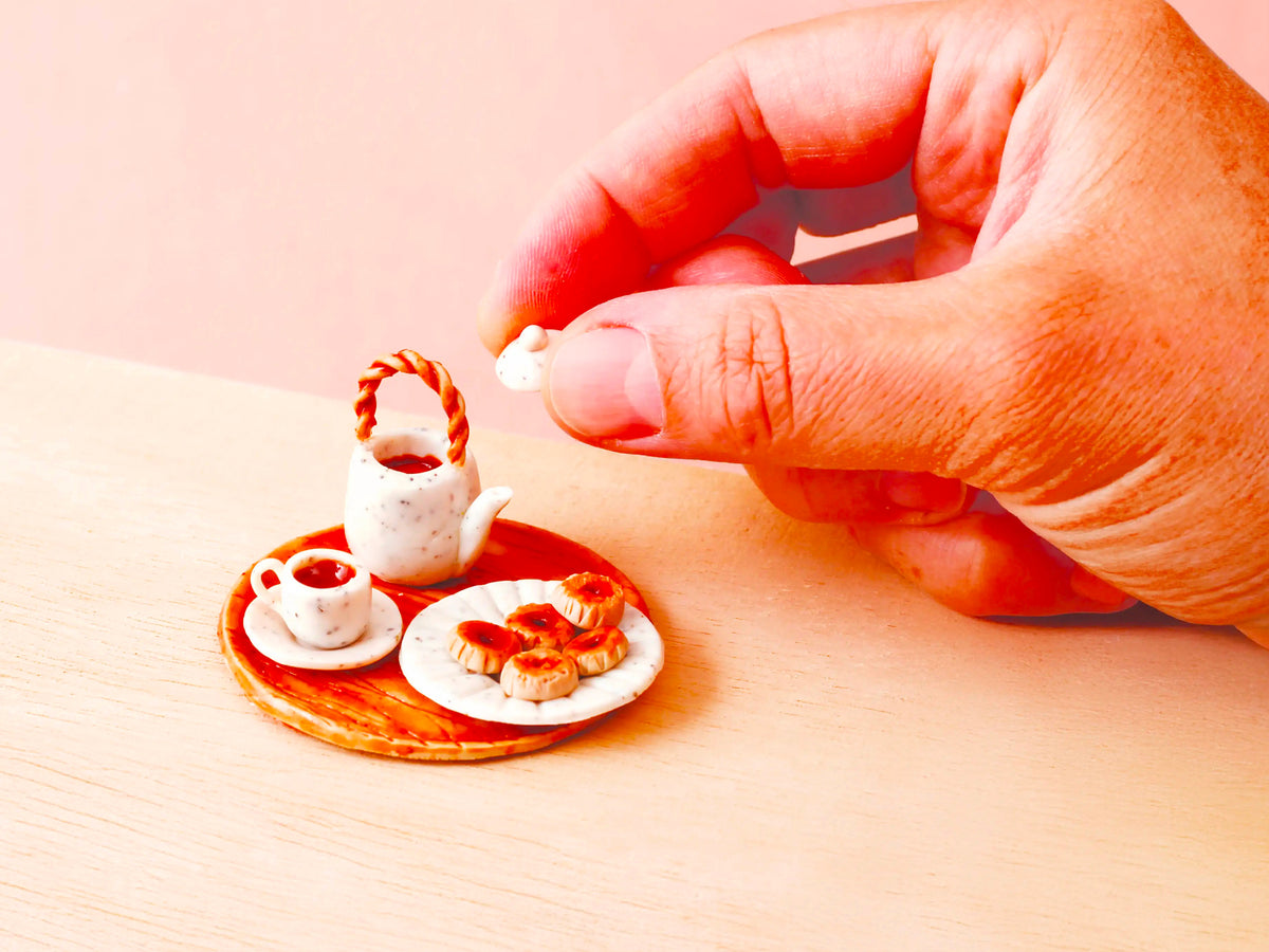 achat Malette Fimo Miniatures Tea Time à modeler - Graine Créative