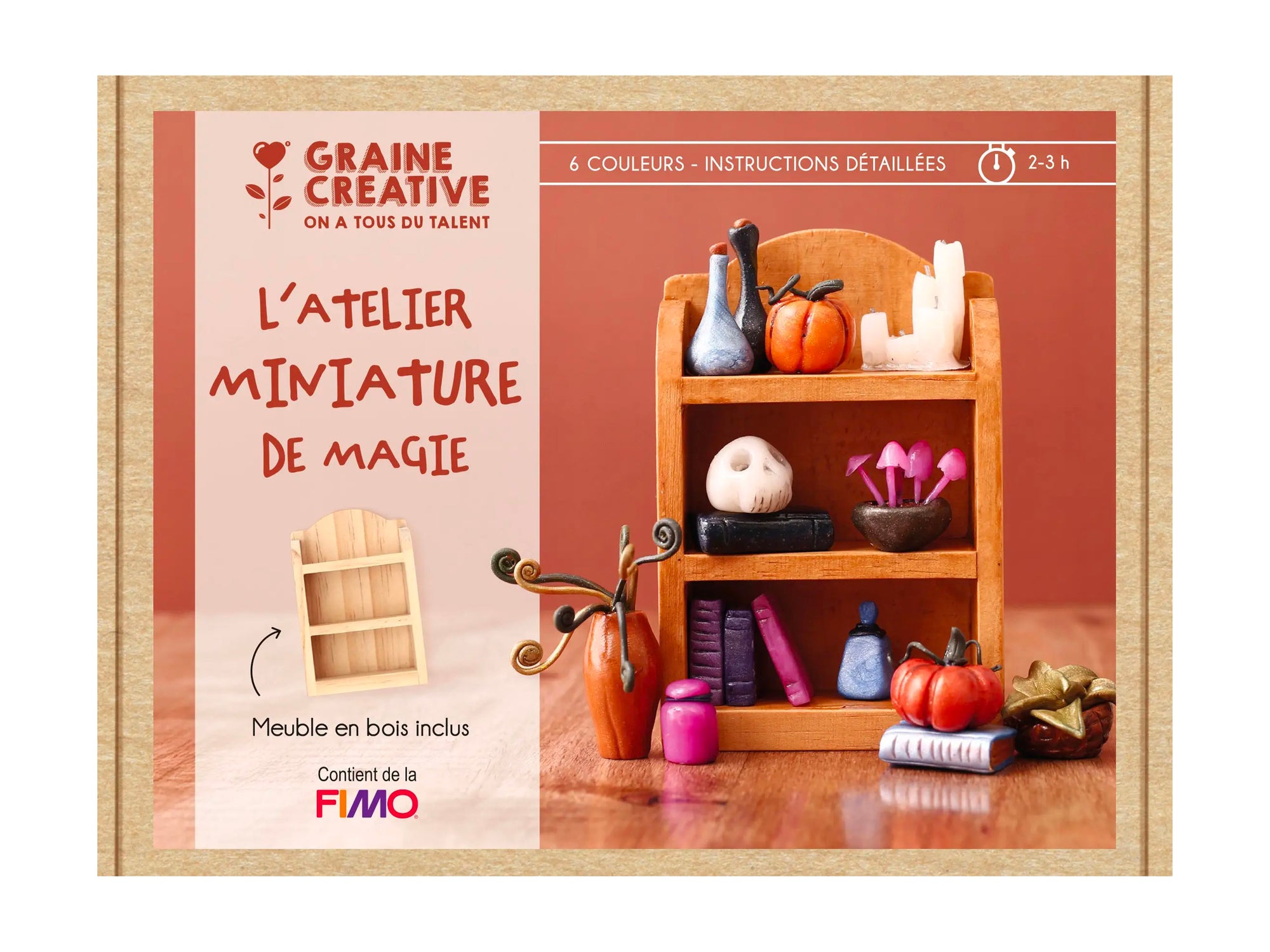Coffret Fimo Miniatures Magie - Graine Créative