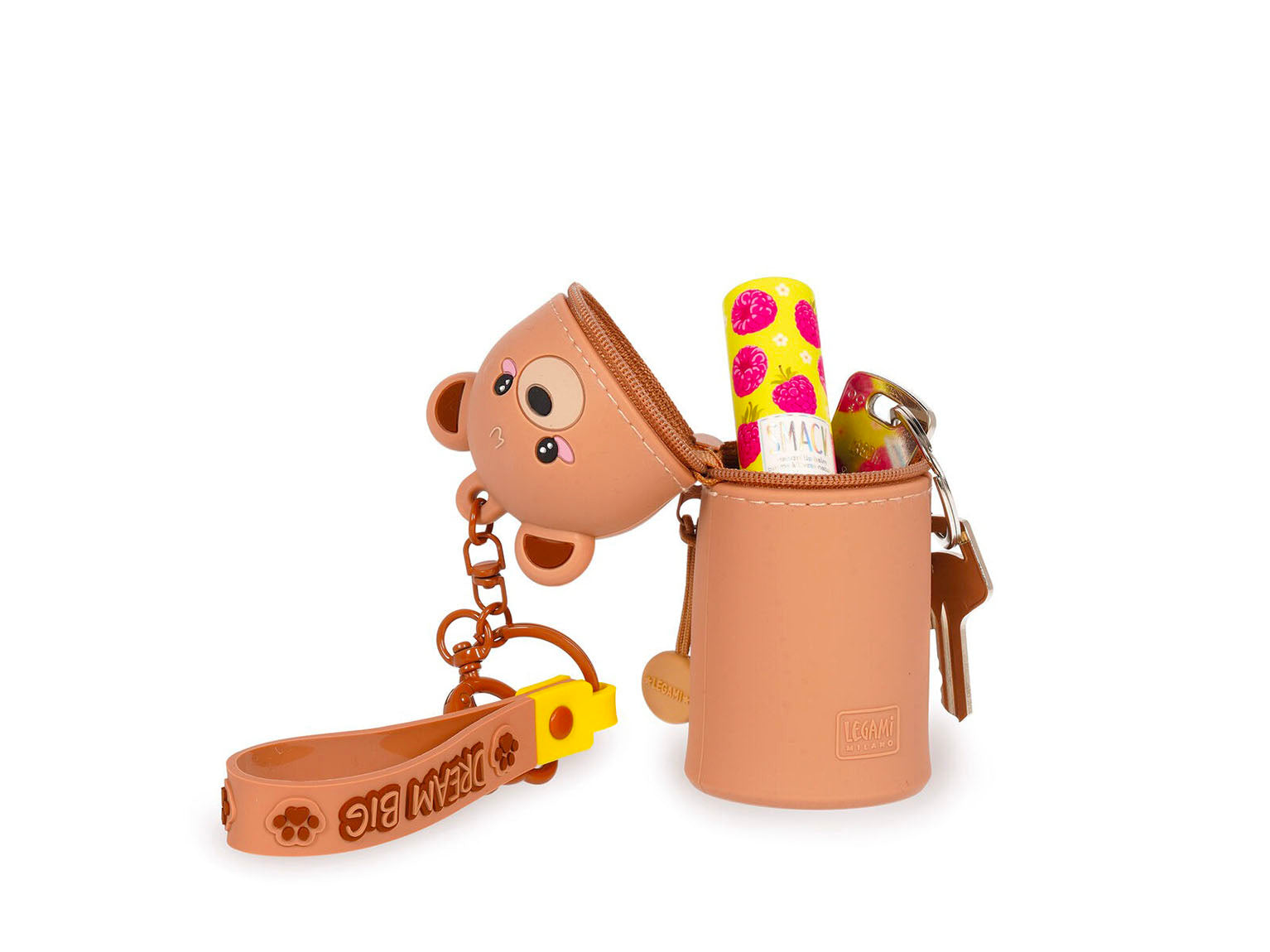 Achat Mini trousse & porte clés Kawaii - Teddy l'Ourson - Legami