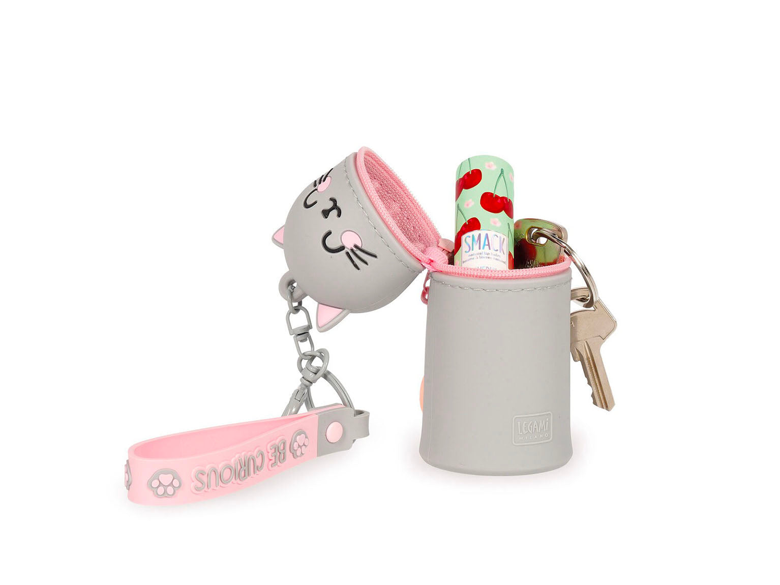 Achat Mini trousse & porte clés Kawaii - Chat Kitty - Legami