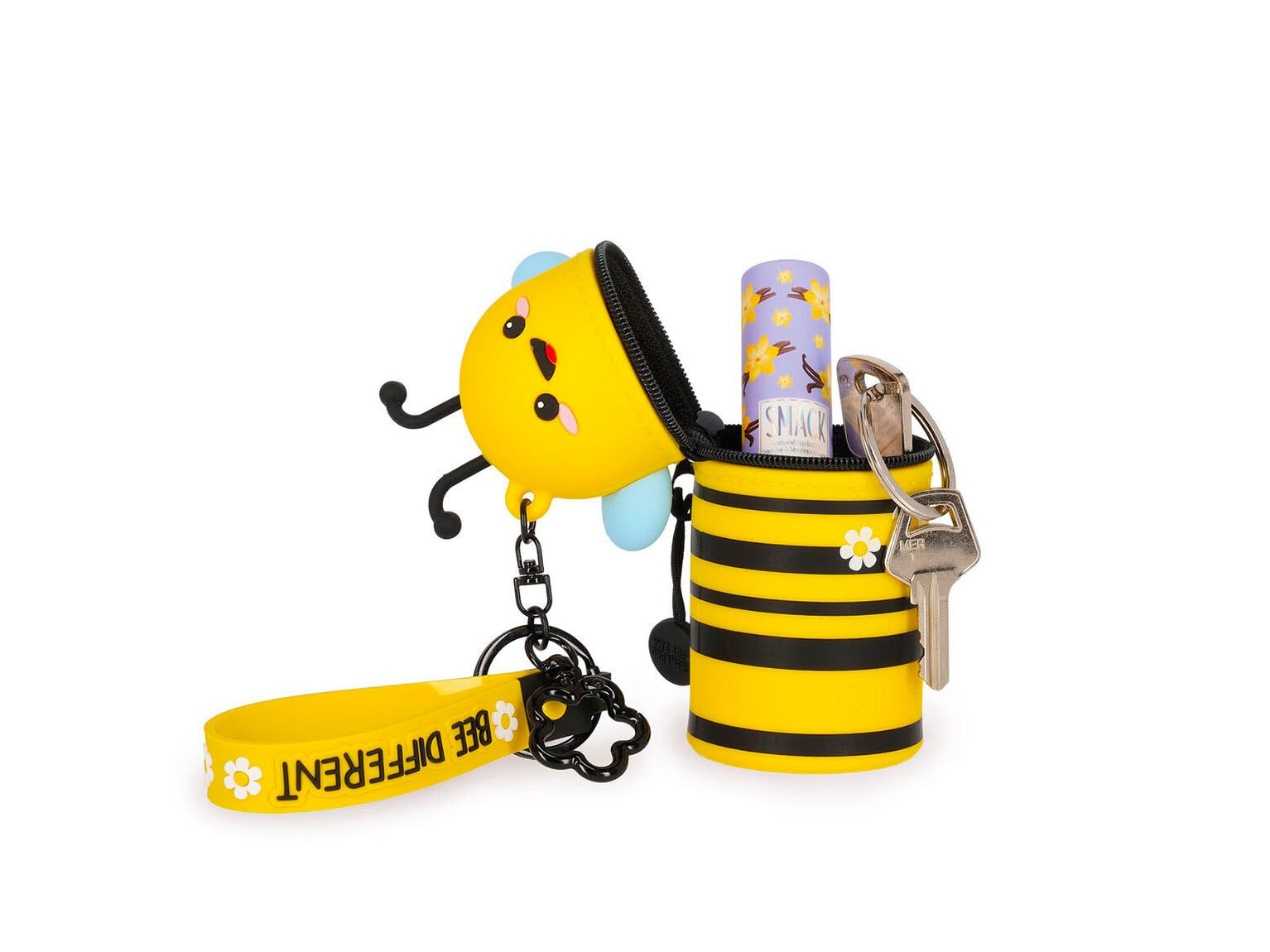 Achat Mini trousse & porte clés Kawaii - Abeille - Legami