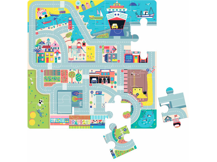 Achat Mon circuit de voiture puzzle - Auzou