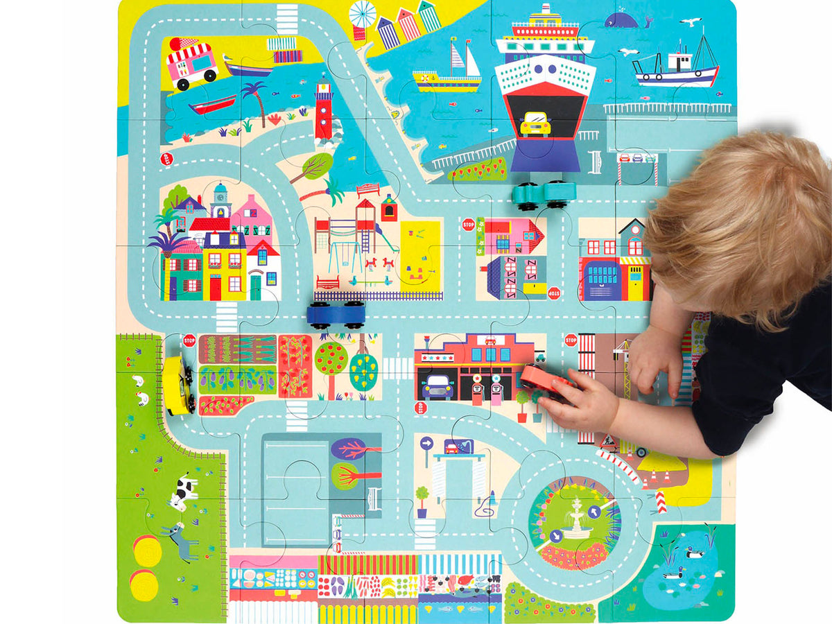 achat Mon circuit de voiture puzzle - Auzou