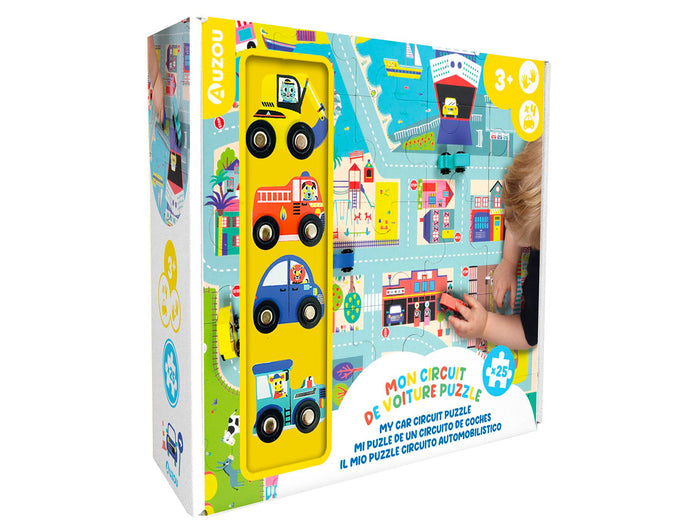 Achat Mon circuit de voiture puzzle - Auzou