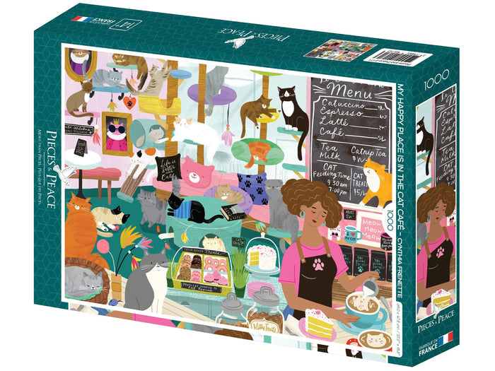 Achat Puzzle Café à Chats 1000 pièces – Pieces & Peace