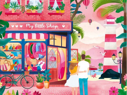 Achat Puzzle Mon Petit Magasin - 1000 pcs