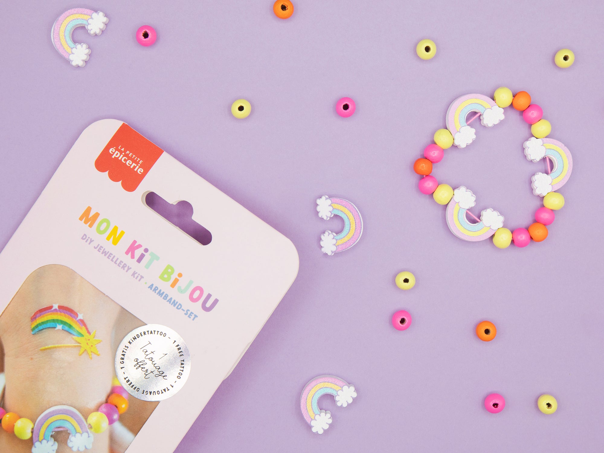 Achat Mon kit bijou enfant - Bracelet arc-en-ciel
