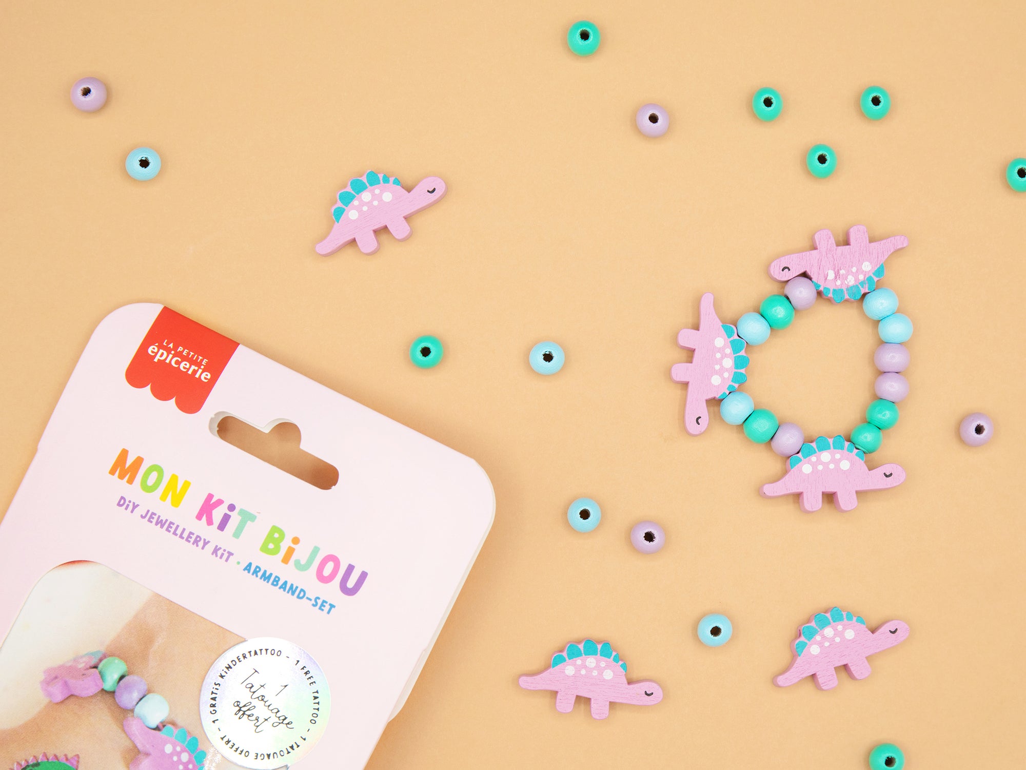 Achat Mon kit bijou enfant - Bracelet dinosaures