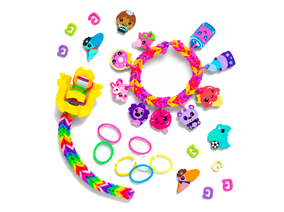 achat Kit bracelet Cylindre Surprise Rainbow Loom et Charms