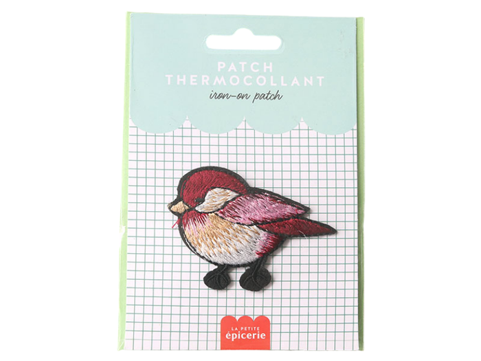 Achat Écusson thermocollant - Moineau dodu