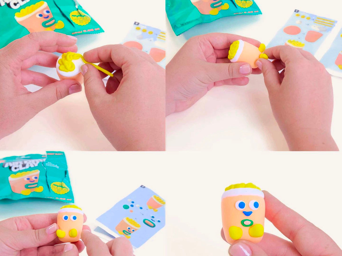 achat Mini Kit DIY pâte à modeler magique Air Dry Clay - Noo les nouilles - OMY
