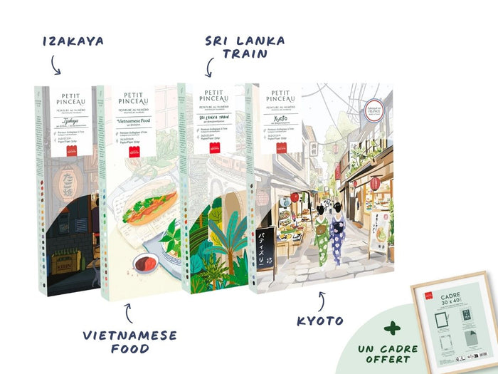 Achat Pack Petit Pinceau : Voyage en Asie