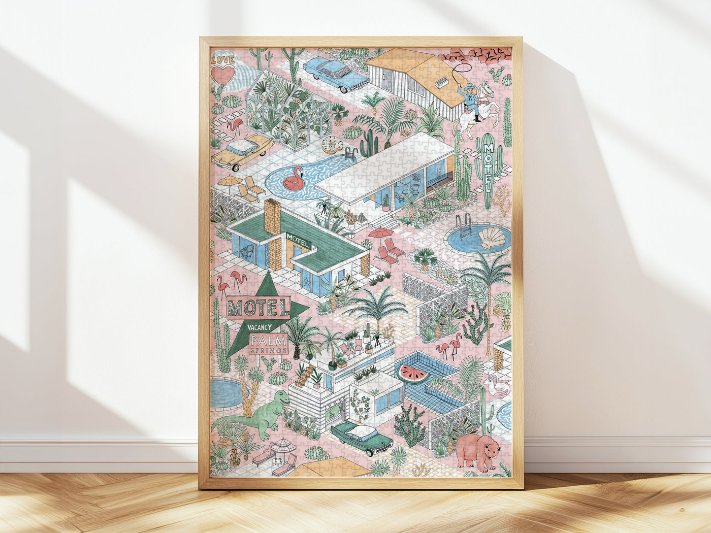 achat Puzzle Palm Springs par Jacqueline Colley - 1000 pièces