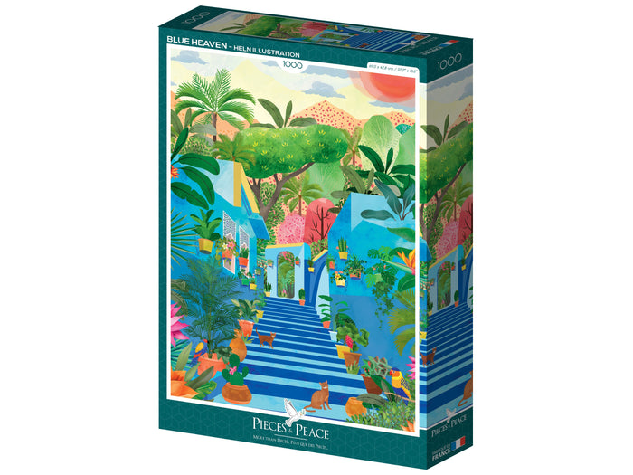 Achat Puzzle Paradis Bleu 1000 pièces – Pieces & Peace