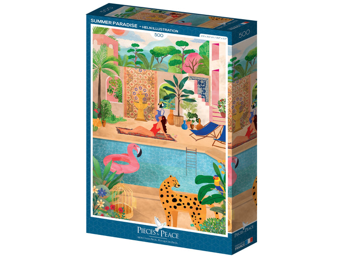 Achat Puzzle Paradis d’Été 500 pièces – Pieces & Peace