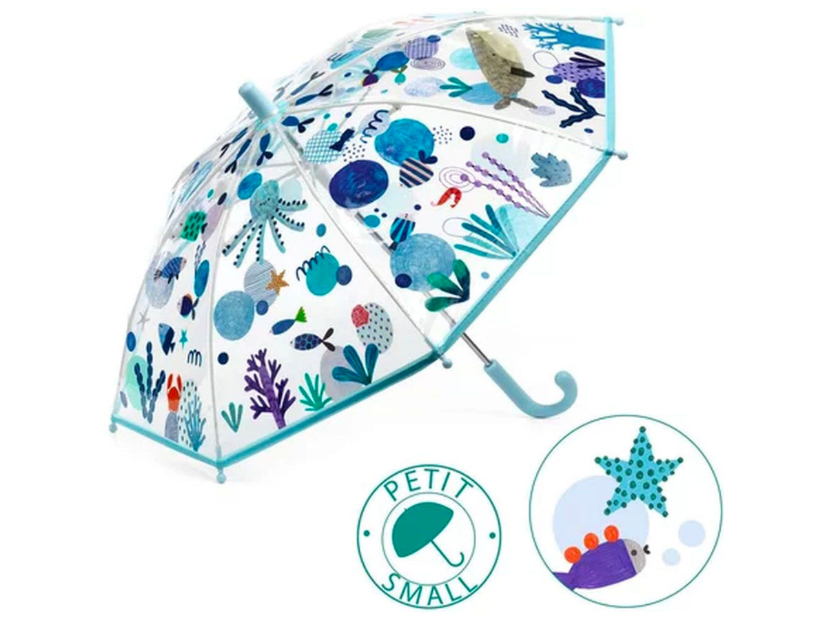 achat Parapluie transparent Mer - Djeco