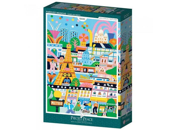 Achat Puzzle Paris est Magique 1000 pièces – Pieces & Peace