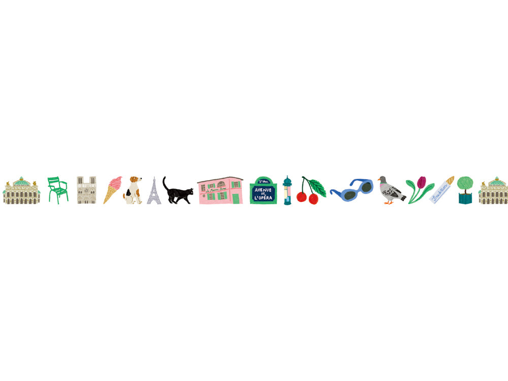 achat Masking Tape MT x Lea Maupetit Paris Scrapbooking - 1,5 cm x 5 m