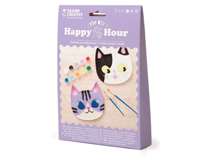 Achat Kit Céramique Vides poche Chats - Graine Créative
