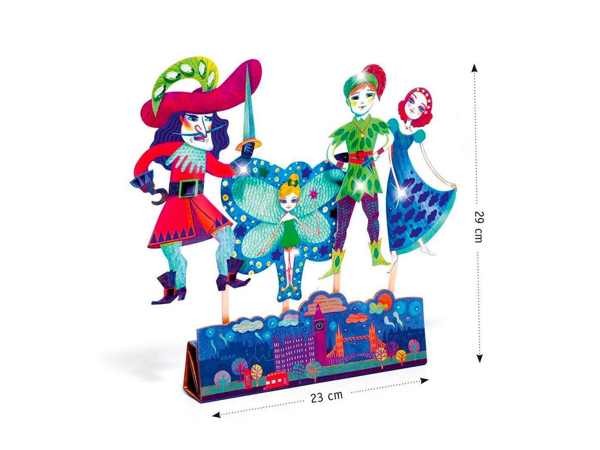 Achat Kit créatif 4 marionnettes Peter Pan - Djeco