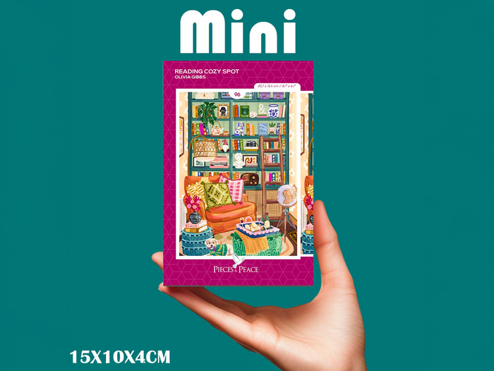 Achat Mini Puzzle - Reading Cozy Spot 96 pièces - Pieces&Peace