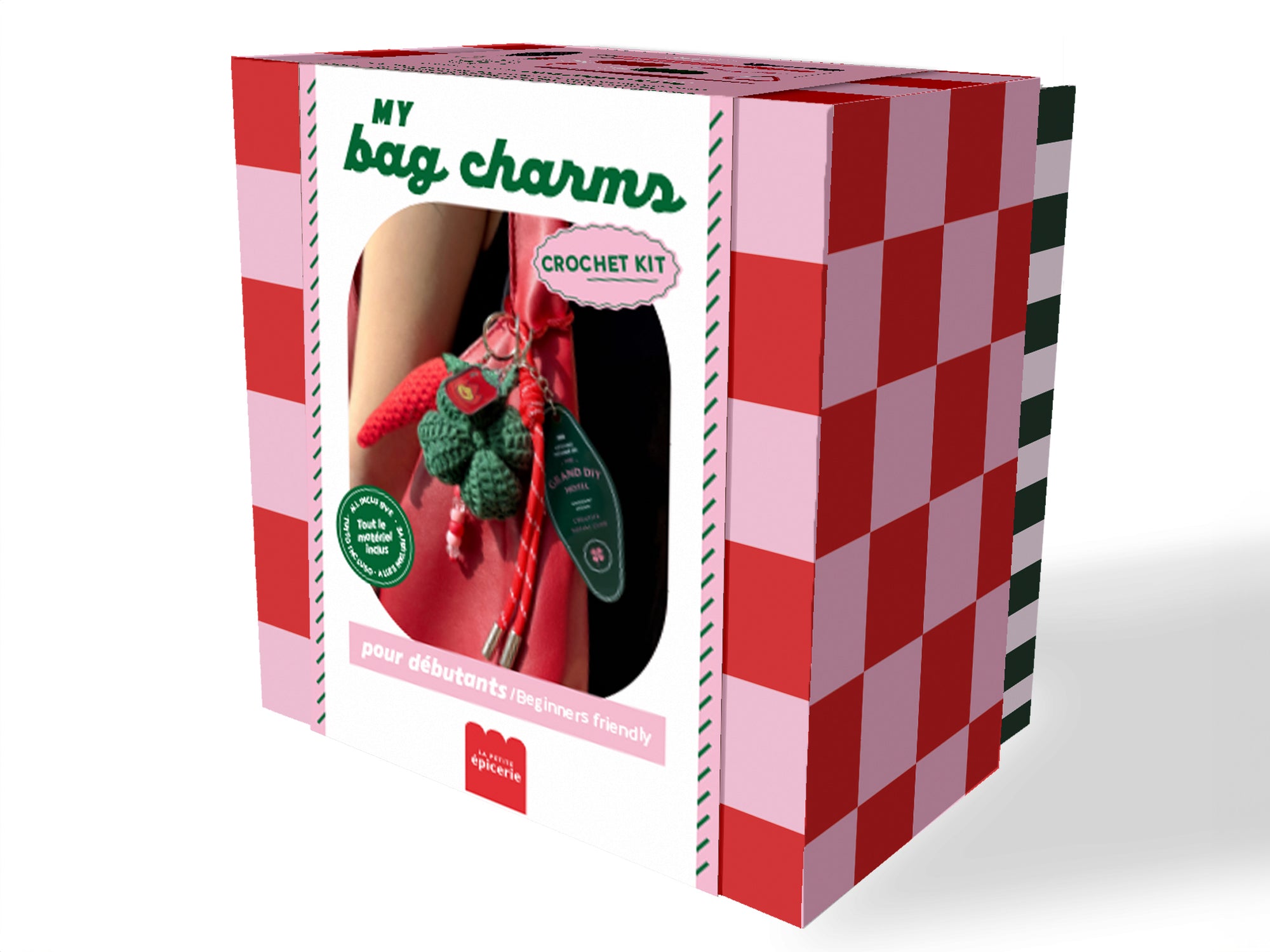 Achat Kit crochet pour débutant - bag charms- lucky pepper