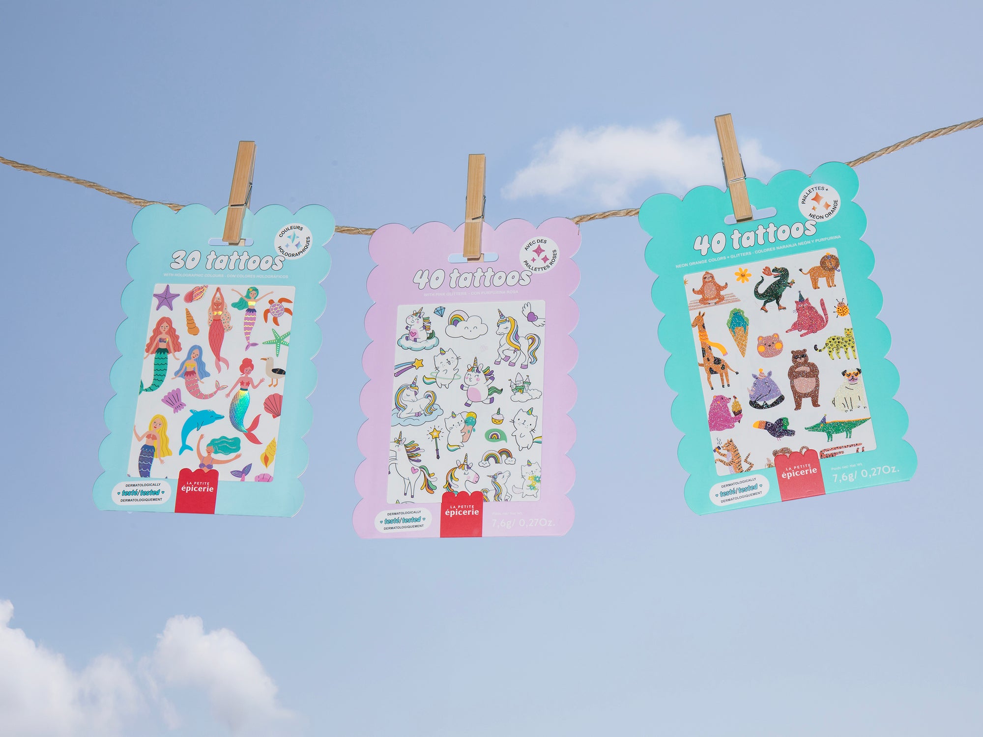 achat Pochette de 40 Tattoos - Cute Animals