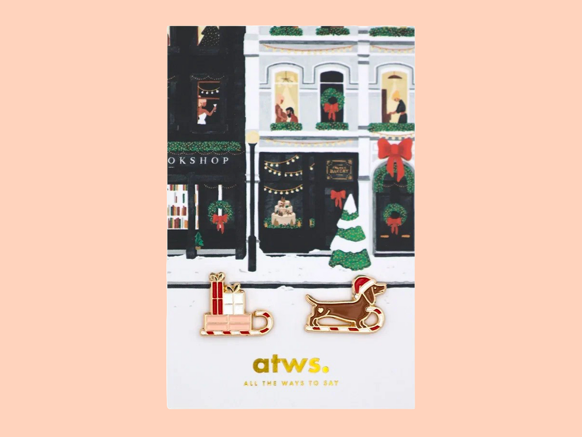 achat Pin's Santa is a Dog - ATWS