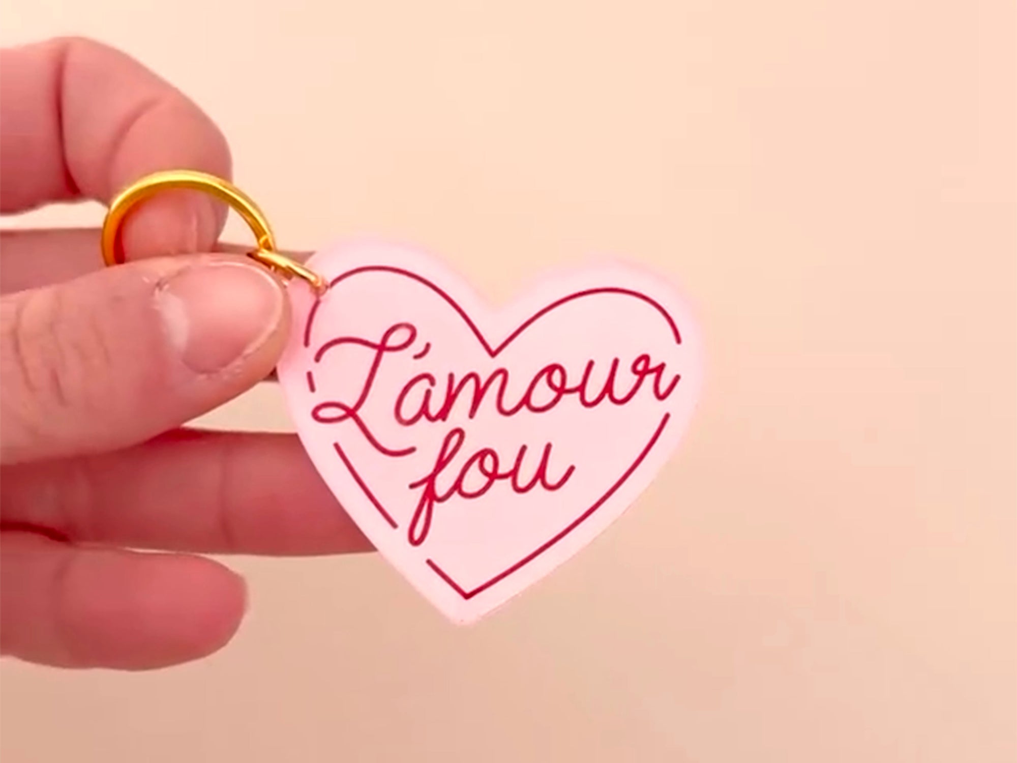 achat Porte-clé coeur - L'amour fou