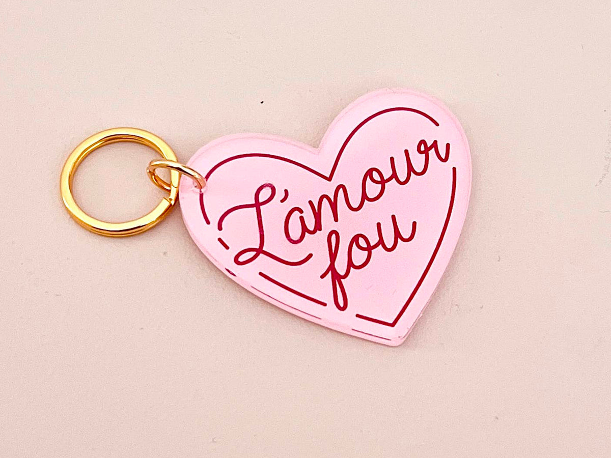 achat Porte-clé coeur - L'amour fou