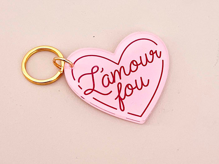 Achat Porte-clé coeur - L'amour fou