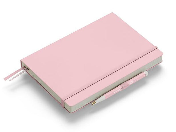 achat Carnet de notes Leuchtturm A5 à couverture rigide - rose poudre - pages blanches