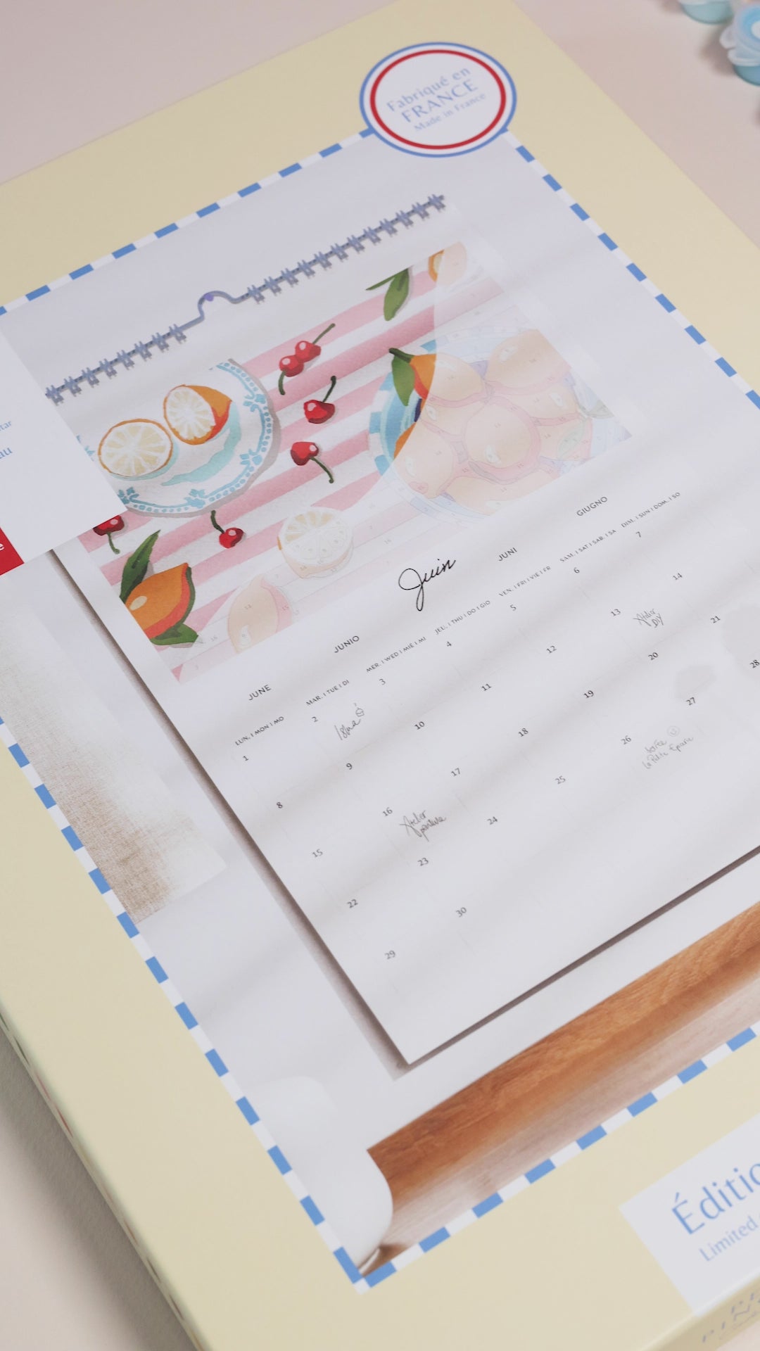 Krmoau Calendrier Mensuel De Bureau Gem Art 2026 - Calendrier Mensuel à