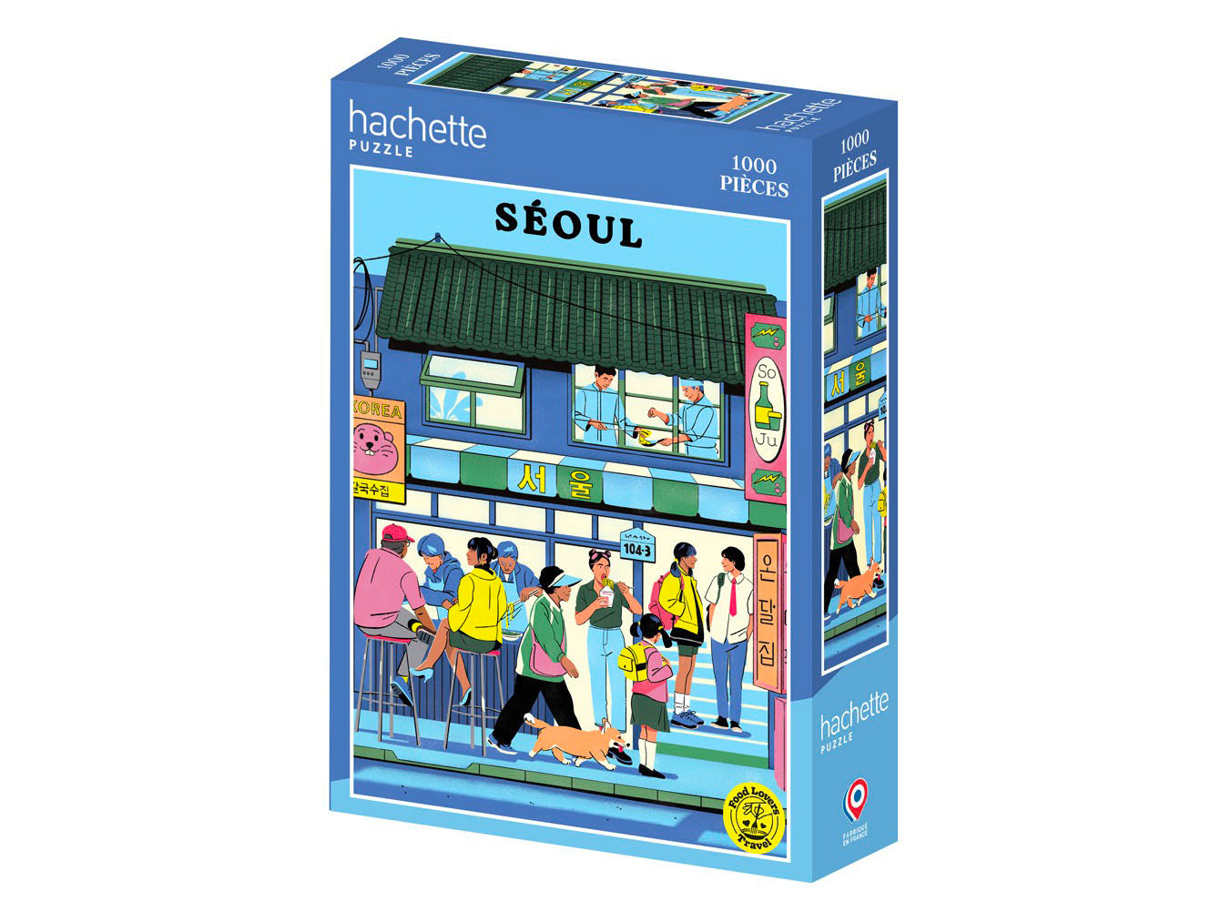 Achat Puzzle Séoul - 1000 pièces - Hachette