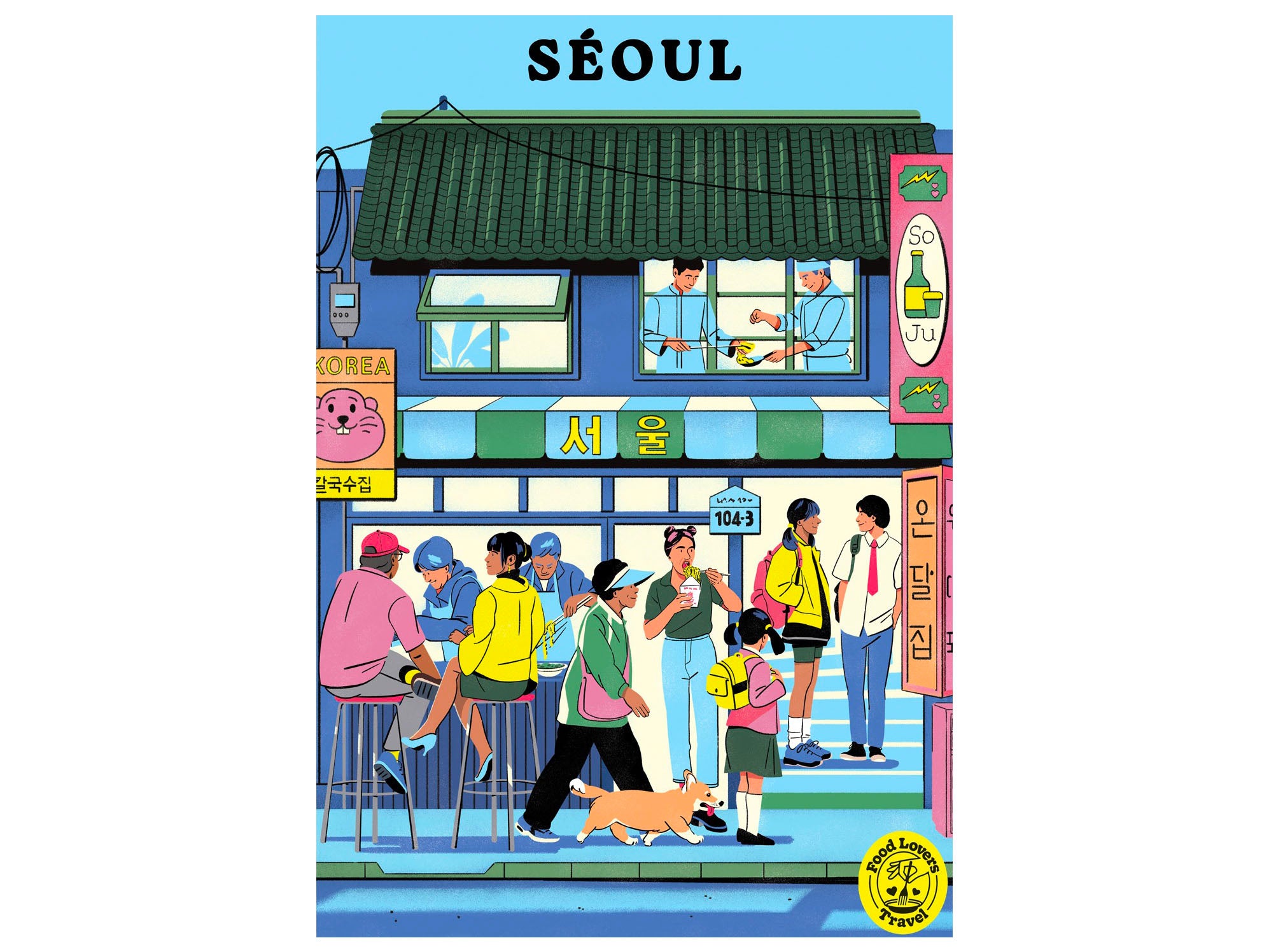 Achat Puzzle Séoul - 1000 pièces - Hachette