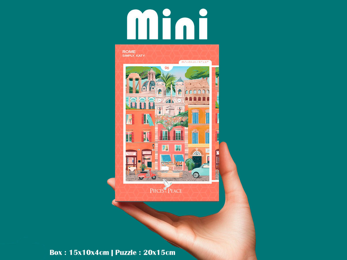 achat Mini Puzzle – Rome 96 pièces - Pieces & Peace
