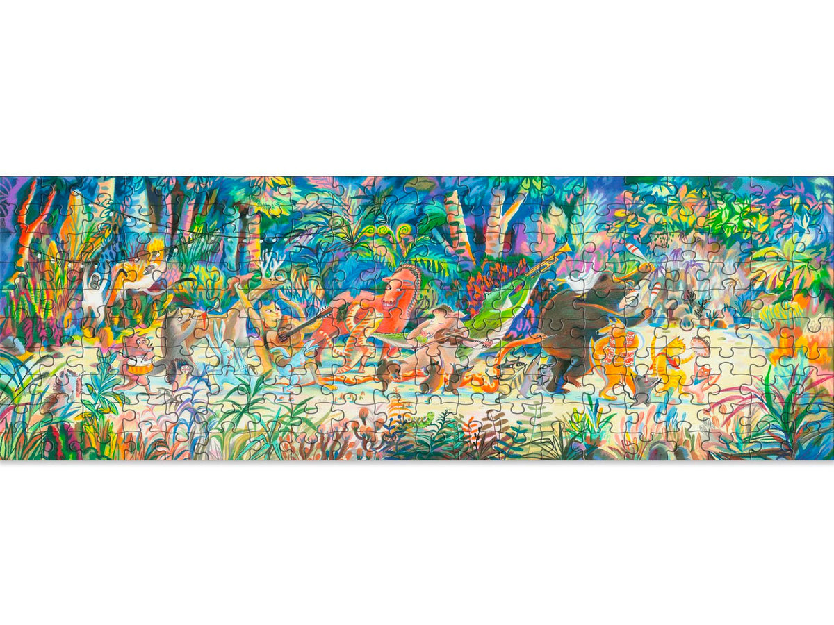 achat Puzzle Gallery 200 pièces - Woods music Band - Djeco