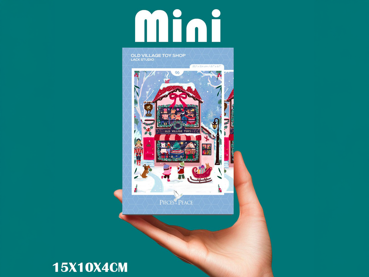 achat Mini Puzzle - Old Village Toy Shop - Pieces&Peace