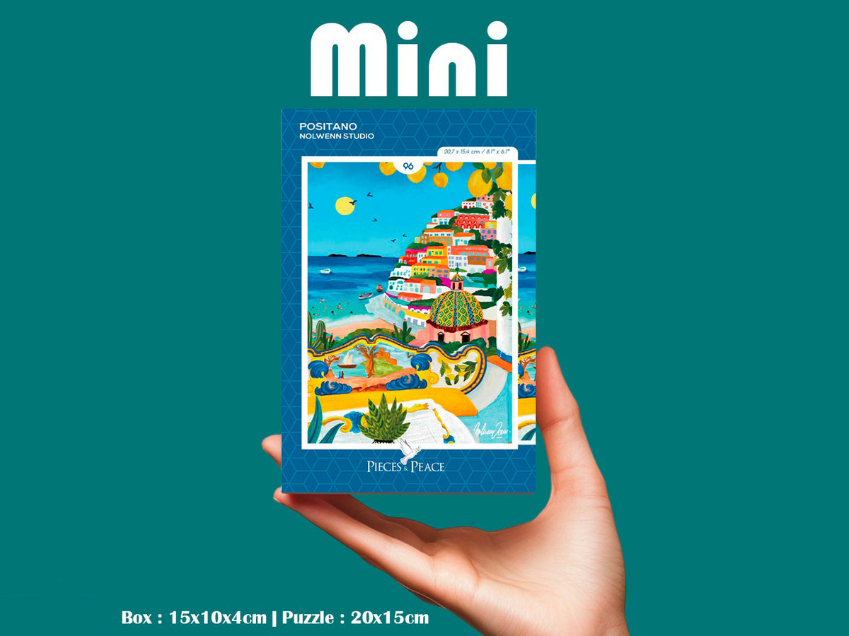 achat Mini Puzzle – Positano 96 pièces - Pieces & Peace