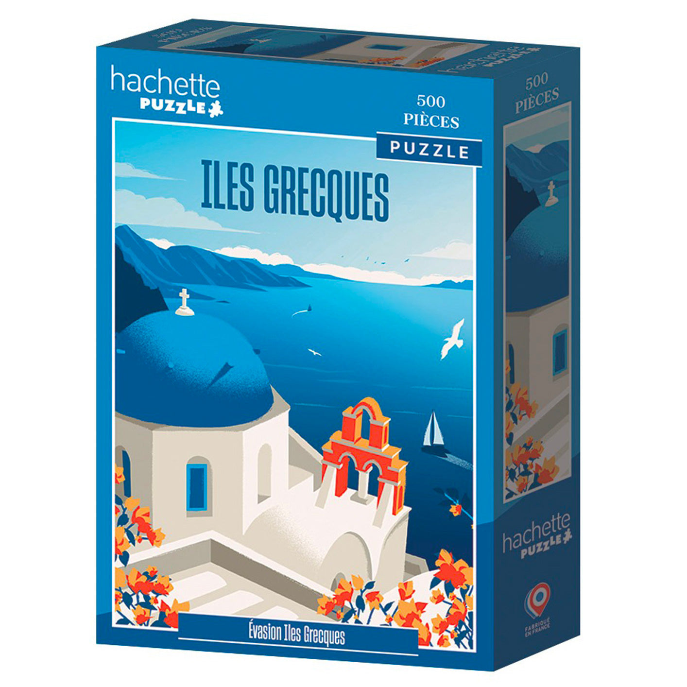 Achat Puzzle Évasion Îles Grecques – 500 pièces - Puzzle Hachette